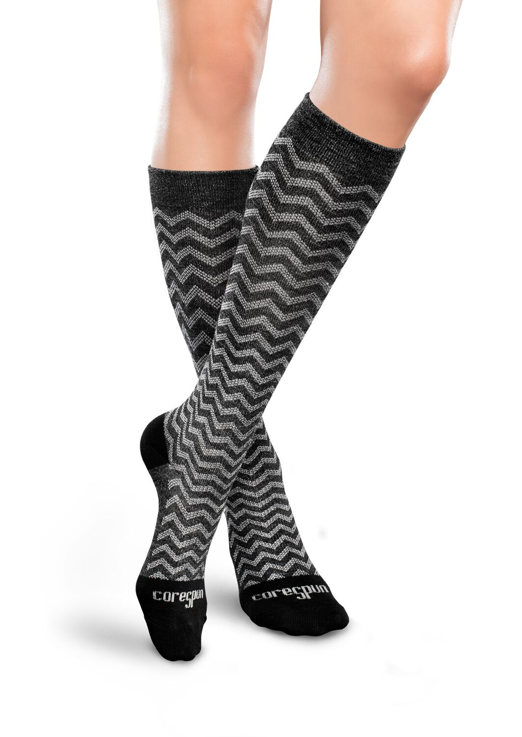 CORE-SPUN COMPRESSION SOCKS (UNISEX)